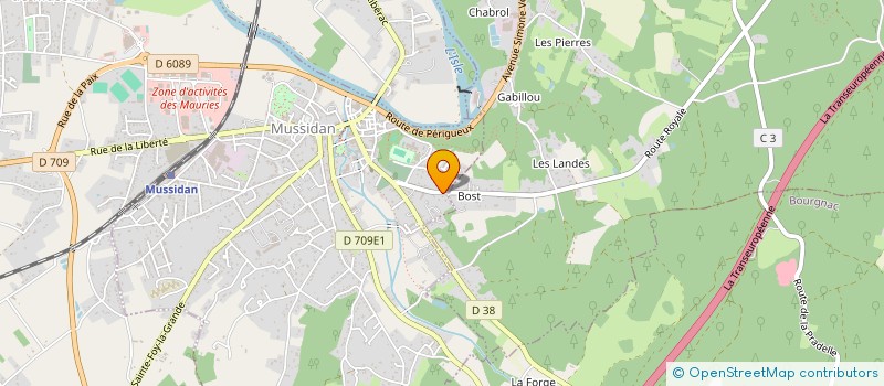localisation de l'entreprise MONSIEUR ABDESSALAM MOCHAFFAA à MUSSIDAN