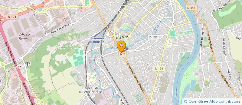 localisation de l'entreprise MONSIEUR ABDESSALAM NOUILI à CORBEIL ESSONNES