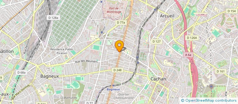 localisation de l'entreprise MONSIEUR ABDESSALEM ABOU ALI à BAGNEUX