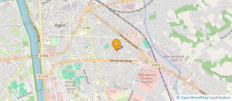 localisation de l'entreprise MONSIEUR ABDESSALEM AMRI  AGEN