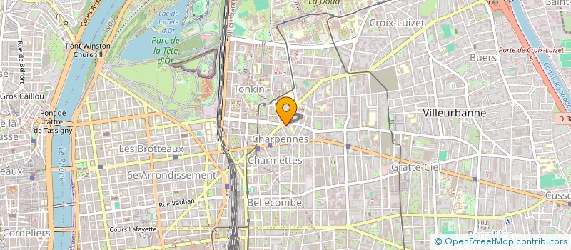 localisation de l'entreprise MONSIEUR ABDESSALEM BELALIA  VILLEURBANNE