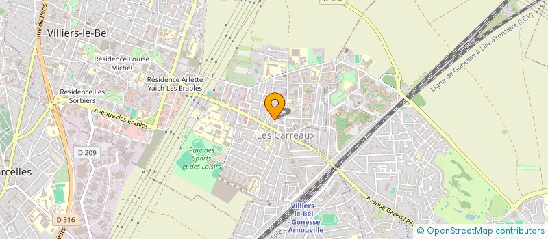 localisation de l'entreprise MONSIEUR ABDESSALEM BETTAIEB  VILLIERS-LE-BEL