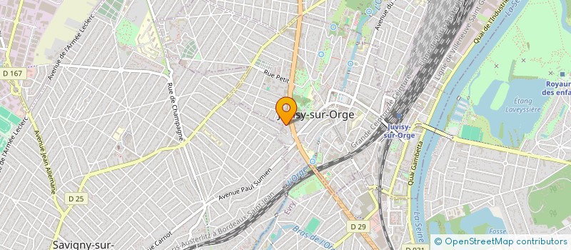 localisation de l'entreprise MONSIEUR ABDESSALEM HNID à JUVISY-SUR-ORGE