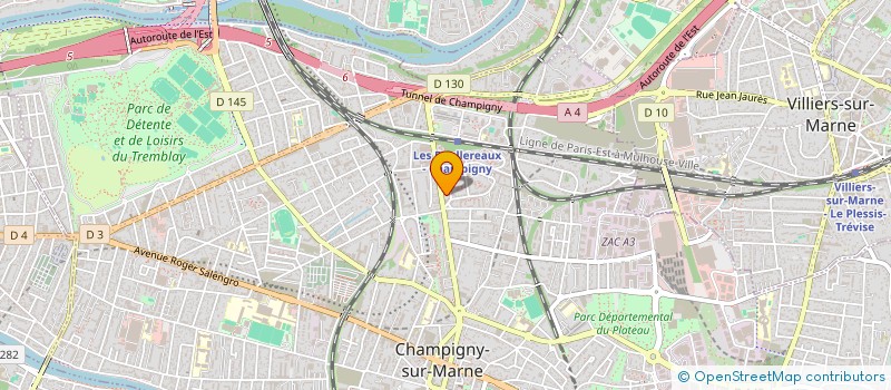 localisation de l'entreprise MONSIEUR ABDESSALEM KOUT  CHAMPIGNY-SUR-MARNE