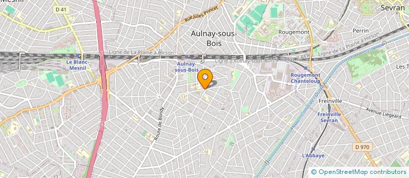 localisation de l'entreprise MONSIEUR ABDESSALEM LAFI  AULNAY-SOUS-BOIS