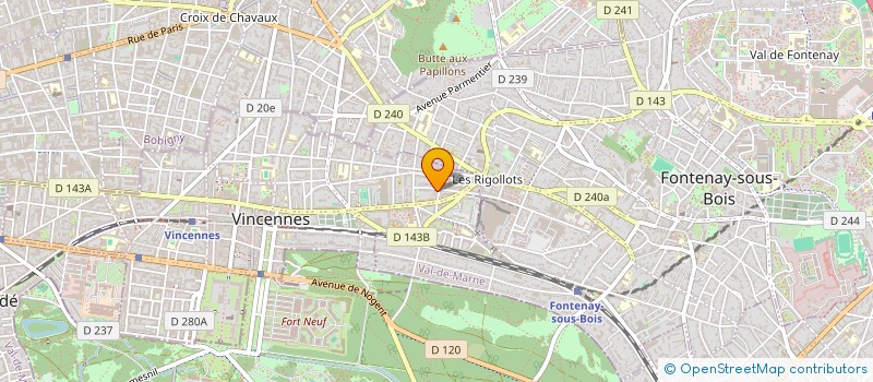 localisation de l'entreprise MONSIEUR ABDESSALEM MAAMAR à VINCENNES