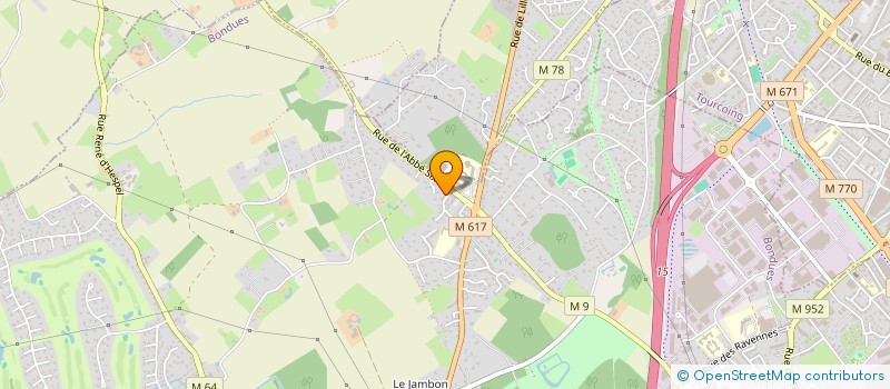 localisation de l'entreprise MONSIEUR ABDESSALEM MADDOURI  BONDUES