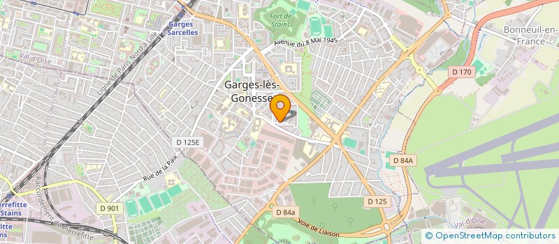 localisation de l'entreprise MONSIEUR ABDESSALEM MAIEZ à GARGES-LES-GONESSE