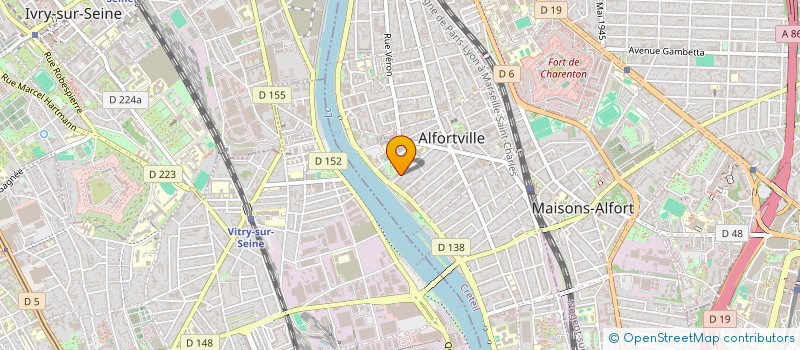 localisation de l'entreprise MONSIEUR ABDESSALEM MENKOUCHA  ALFORTVILLE