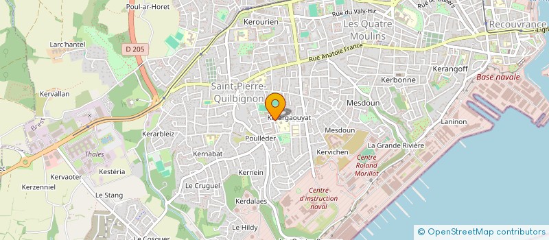 localisation de l'entreprise MONSIEUR ABDESSALEM ROUINE à BREST