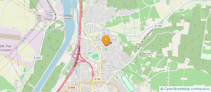 localisation de l'entreprise MONSIEUR ABDESSAMAD ABOUNYA  BOLLENE