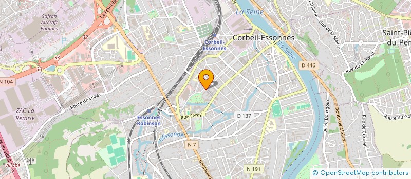 localisation de l'entreprise MONSIEUR ABDESSAMAD AHMIDOU à CORBEIL-ESSONNES