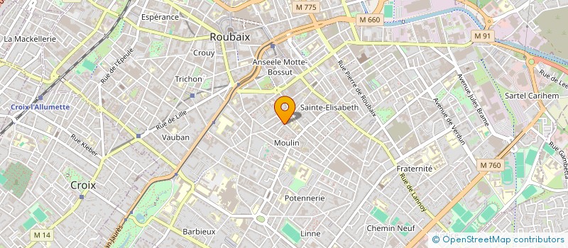 localisation de l'entreprise MONSIEUR ABDESSAMAD AKACHCHAR  ROUBAIX