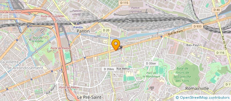 localisation de l'entreprise MONSIEUR ABDESSAMAD AL BIAZ à PANTIN