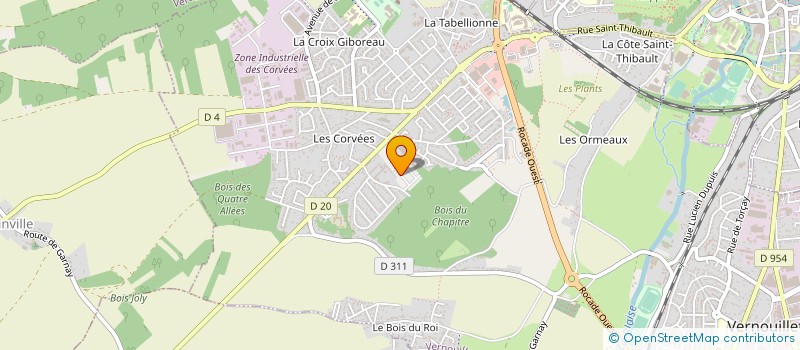 localisation de l'entreprise MONSIEUR ABDESSAMAD BAAROUB à VERNOUILLET
