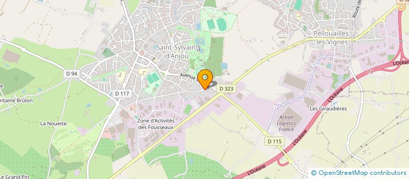 localisation de l'entreprise MONSIEUR ABDESSAMAD BELLARAJ  VERRIERES-EN-ANJOU