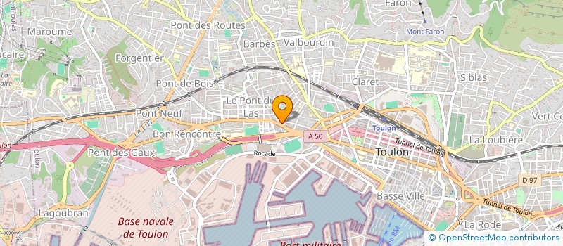 localisation de l'entreprise MONSIEUR ABDESSAMAD BEN EL KOURIANE à TOULON