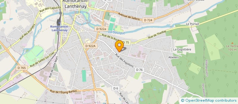 localisation de l'entreprise MONSIEUR ABDESSAMAD BOUDFAN  ROMORANTIN-LANTHENAY