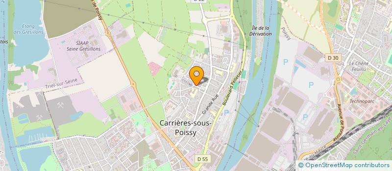 localisation de l'entreprise MONSIEUR ABDESSAMAD BOUDIB  CARRIERES-SOUS-POISSY