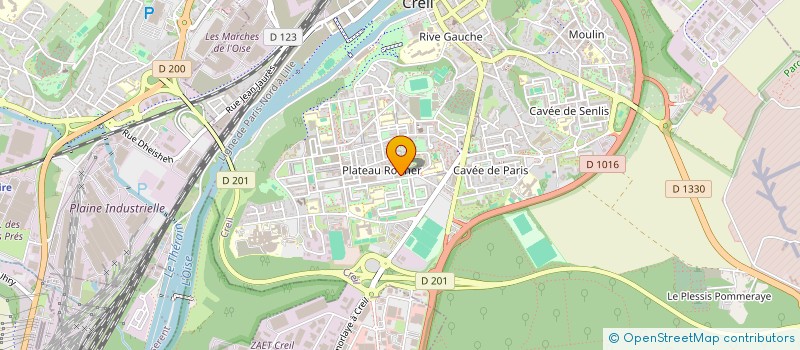 localisation de l'entreprise MONSIEUR ABDESSAMAD BOUTCHICH  CREIL