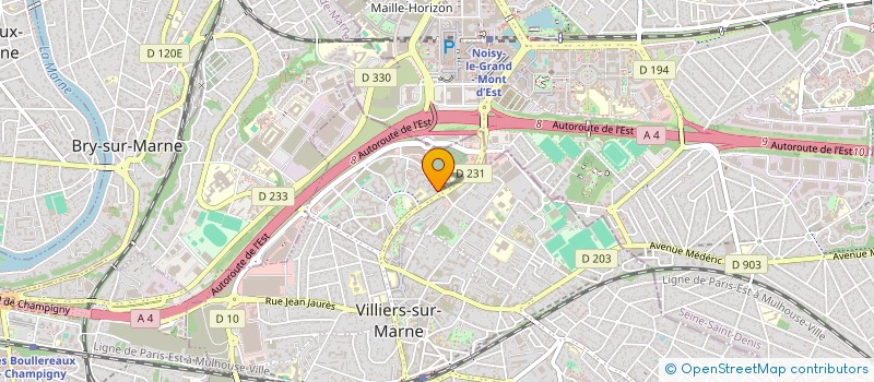 localisation de l'entreprise MONSIEUR ABDESSAMAD ECHANDOURI à VILLIERS-SUR-MARNE