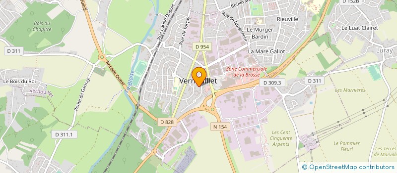 localisation de l'entreprise MONSIEUR ABDESSAMAD EL GOURFI à VERNOUILLET