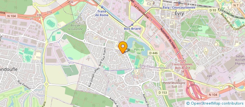 localisation de l'entreprise MONSIEUR ABDESSAMAD EL IDRISSI à EVRY-COURCOURONNES