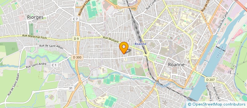 localisation de l'entreprise MONSIEUR ABDESSAMAD EL KANBOUI  ROANNE