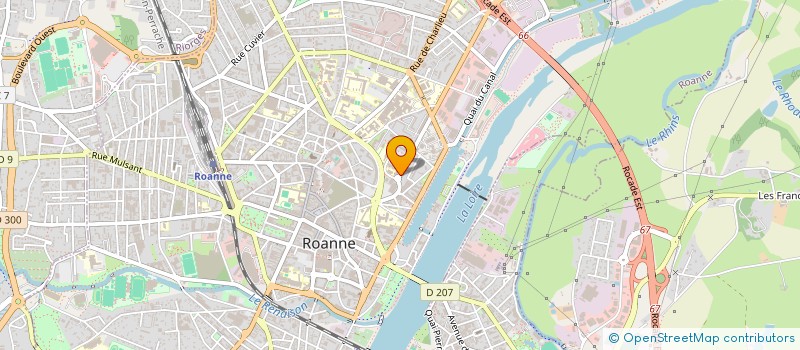 localisation de l'entreprise MONSIEUR ABDESSAMAD HAJJI  ROANNE