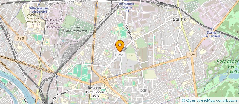 localisation de l'entreprise MONSIEUR ABDESSAMAD HAMMOU à PIERREFITTE-SUR-SEINE