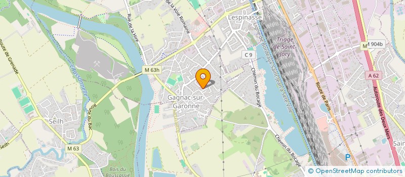 localisation de l'entreprise MONSIEUR ABDESSAMAD KHIRI  GAGNAC-SUR-GARONNE