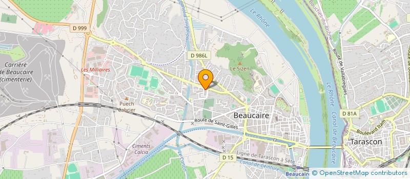 localisation de l'entreprise MONSIEUR ABDESSAMAD LAHBOUB  BEAUCAIRE