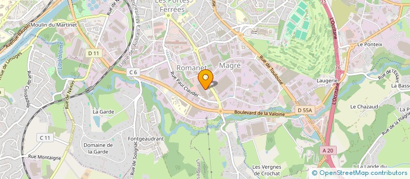 localisation de l'entreprise MONSIEUR ABDESSAMAD MAGHRIOUE à LIMOGES