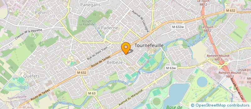 localisation de l'entreprise MONSIEUR ABDESSAMAD MAJDOUBI  TOURNEFEUILLE
