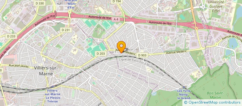 localisation de l'entreprise MONSIEUR ABDESSAMAD RHENZOUR à NOISY-LE-GRAND