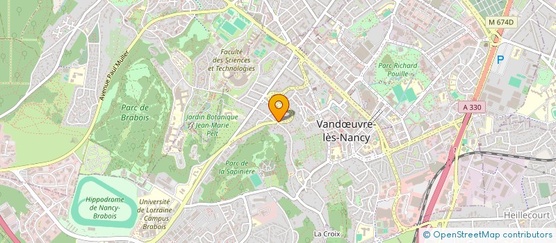 localisation de l'entreprise MONSIEUR ABDESSAMAD RISLANI  VANDUVRE-LES-NANCY