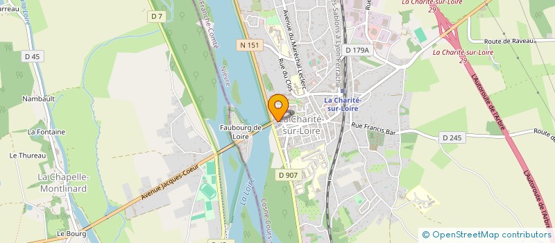 localisation de l'entreprise MONSIEUR ABDESSAMAD SAMRI  LA CHARITE-SUR-LOIRE