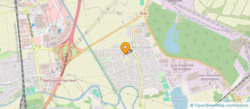 localisation de l'entreprise MONSIEUR ABDESSAMAD YAHYA  REICHSTETT