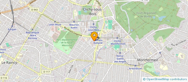 localisation de l'entreprise MONSIEUR ABDESSAMADE CHEMLAL à CLICHY-SOUS-BOIS