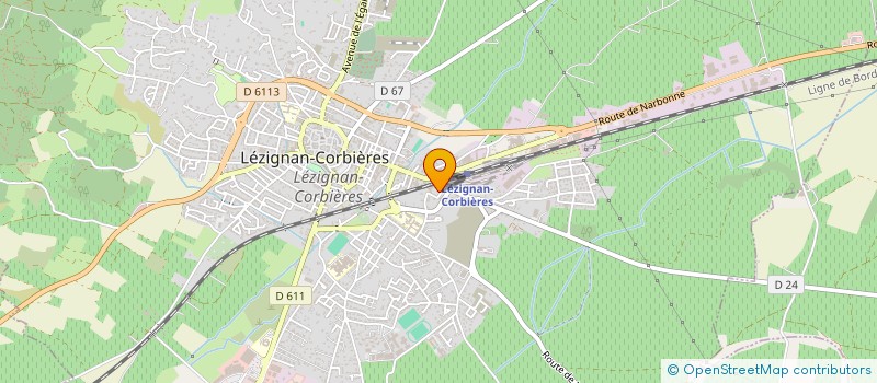 localisation de l'entreprise MONSIEUR ABDESSAMED BAALI  LEZIGNAN-CORBIERES