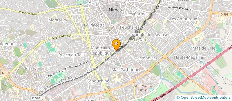 localisation de l'entreprise MONSIEUR ABDESSAMED GRINAT  NIMES