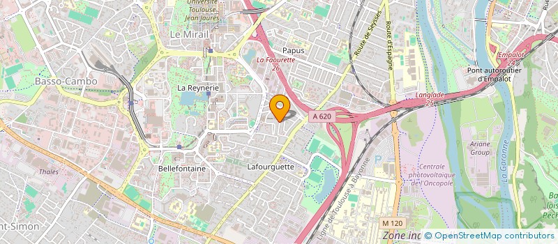 localisation de l'entreprise MONSIEUR ABDESSAMED GUENDOUZ  TOULOUSE