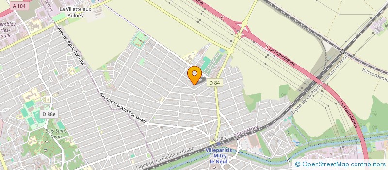 localisation de l'entreprise MONSIEUR ABDESSAMED HADEF  MITRY-MORY