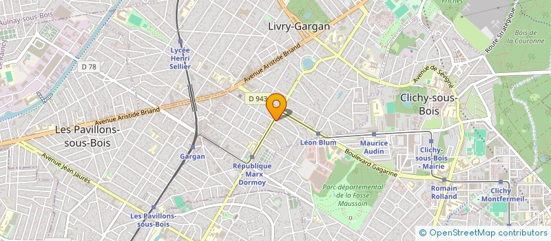 localisation de l'entreprise MONSIEUR ABDESSAMED HAMDOUN à LIVRY-GARGAN