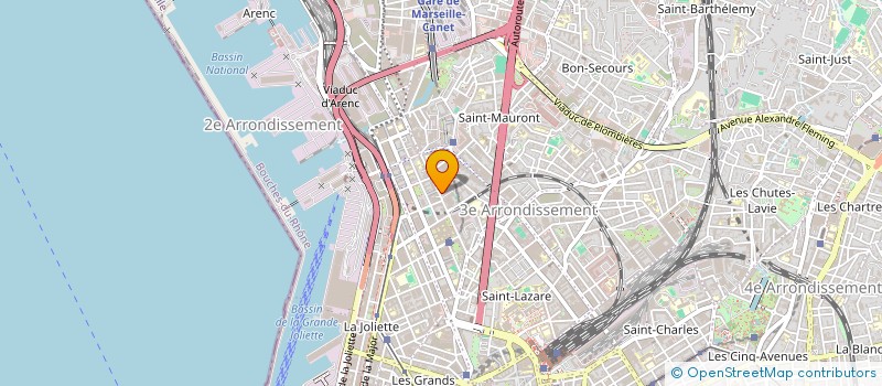 localisation de l'entreprise MONSIEUR ABDESSAMED NESSIGHAOUI à MARSEILLE