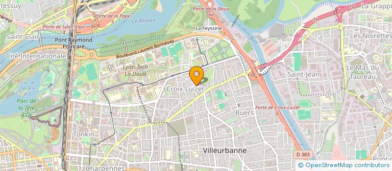 localisation de l'entreprise MONSIEUR ABDESSAMED SASSI  VILLEURBANNE