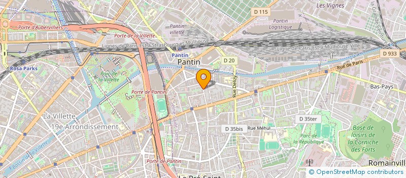 localisation de l'entreprise MONSIEUR ABDESSAMIA GAHMOUS  PANTIN