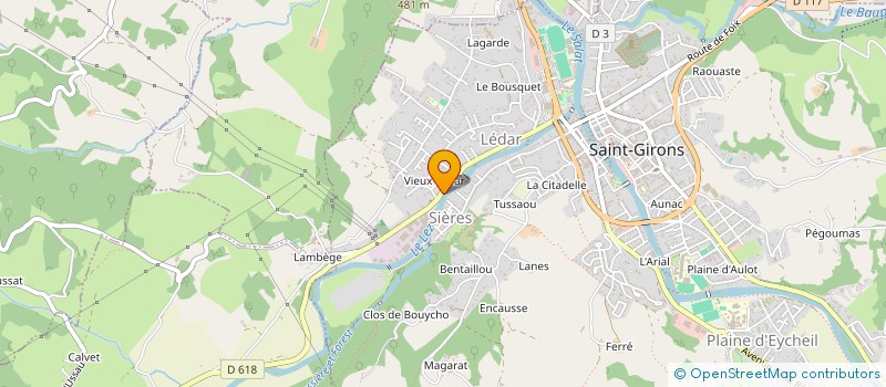 localisation de l'entreprise MONSIEUR ABDESSATAR AMAIRI à SAINT-GIRONS