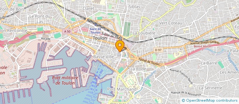localisation de l'entreprise MONSIEUR ABDESSATAR BEN KAHIA à TOULON
