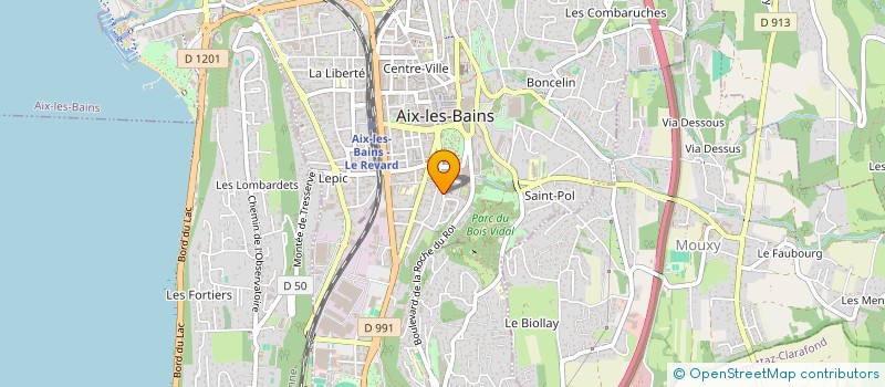 localisation de l'entreprise MONSIEUR ABDESSATAR HAMZA  AIX-LES-BAINS